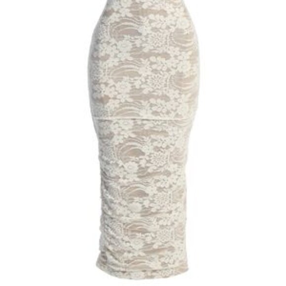 JLUXLABEL - NWT - Lace Midi Bodycon Dress - Picture 4 of 4